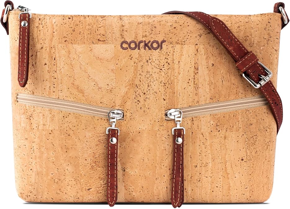 Corkor Cork Purse Crossbody Women Handbag from Portugal | Vegan Leather