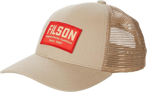 Filson Mesh Snapback Logger Cap Khaki/Hardware One Size