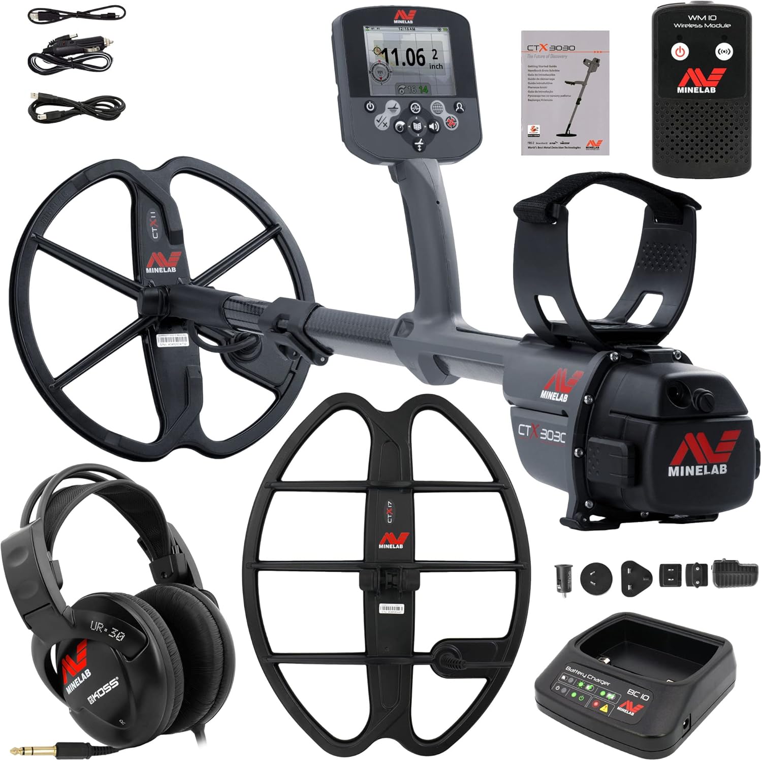 Minelab CTX 3030 Underwater Detector Bundle with 17 DD Smart Coil