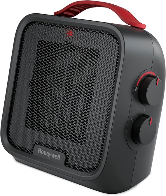 Honeywell UberHeat 5 Portable Ceramic 1500W Space Heater, Black, HEC210B