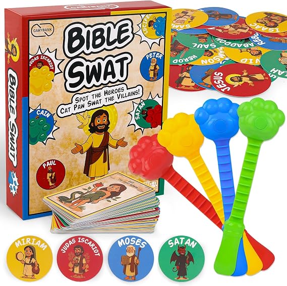 Garybank Bible Swat Games for Kids, Learn 56 Classic Bible Characters