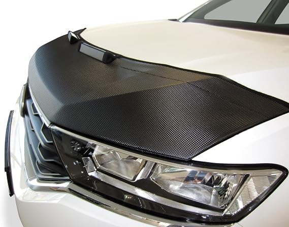 AB3-00716 Carbon Look Car Bra Compatible with Kia EV6 2021 - Hood Bra Stone Chip Protection Tuning