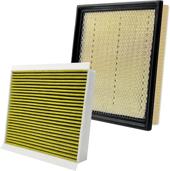 Capume 2PCS Cabin Engine Air Filter Kit JMFL3 JM7C39 Fits for 2015-2025 2026 F-150 F150, 2018-2024 Expedition, 2018-2024 Navigator, Replacement for CF12150, CA10262, FL3Z19N619A, 7C3Z9601A