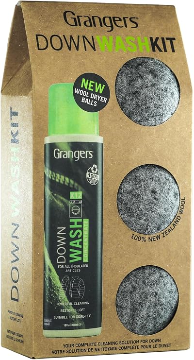 Grangers Down Wash Kit (Includes 3 Wool Dryer Balls)