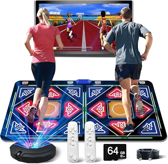 Electronic HDMI Dance Mat with Camera,64GB,1030Games,700Songs,81MVs,Flannel