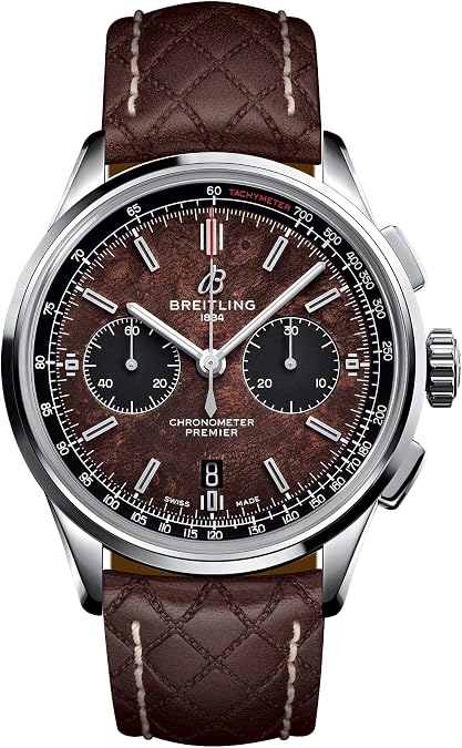 Breitling Premier B01 Chronograph 42 Bentley Centenary Limited Edition Unique Brown Burl Elm Dial AB01181A1Q1X1