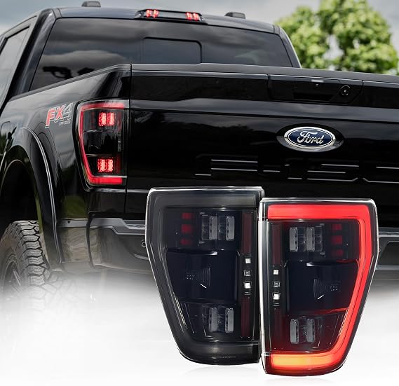 Morimoto XB LED Taillights fits 2021-2023 Ford F-150, Smoked (LF735.2)