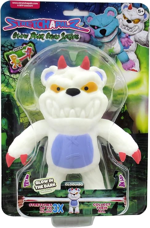 STRETCHAPALZ figures are fun to play with and can be shaped or stretched up to three times their size. with SELF-LIKE effect.14CM