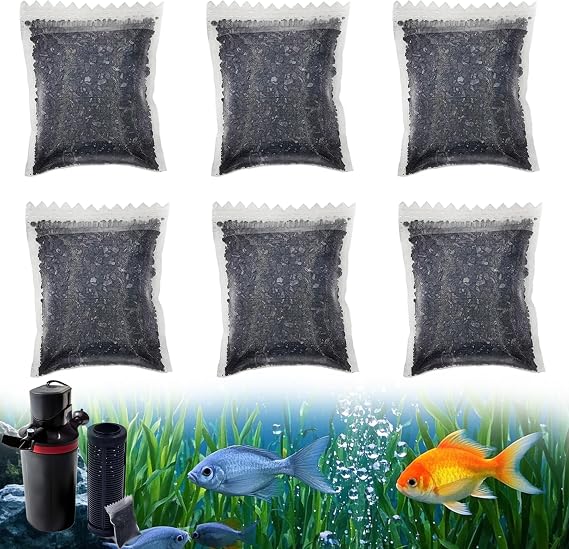 xcivi 6PCS Activated Carbon Filter Media for Marineland Canister Filter