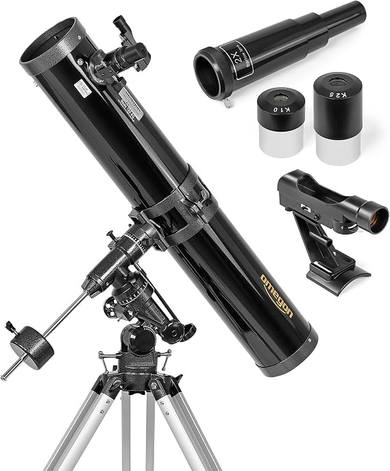 Omegon Telescope N 126/920 EQ-3 Bright Optics Stable EQ-3 Mount for Moon Planets & Deep-Sky Astronomy Enthusiasts