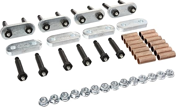 MORryde UO12-016 Heavy Duty Shackle Upgrade Kit, CRE3000 / Stock/Equaflex 2.25" Shackles - Tandem Axle