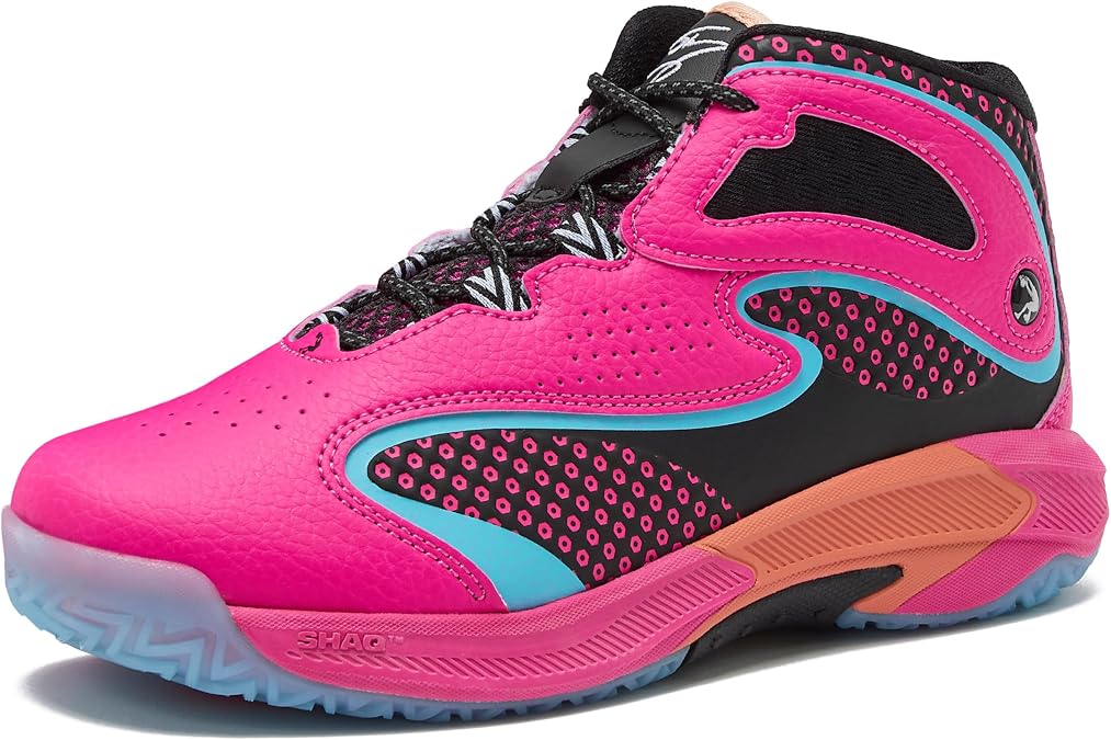 SHAQ Notix 2.0 Kids Basketball Shoes for Boys and Girls, High Top Youth Boys Sneakers Size 11-7 Little or Big Kid