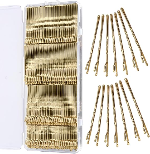 Teenitor Blonde Bobby Pins, 500pcs Bobby Pins Blonde hair, Bobby pins for Women 2inch
