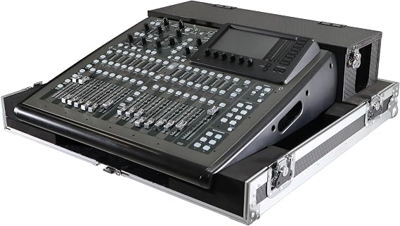 ProX XS-BX32CDHW ATA Digital Audio Mixer Flight Case for Behringer X32 Compact Console with Doghouse compartment and Caster wheels