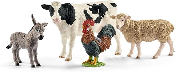 Schleich Farm World - Farm World Starter Playset - Kids 3+ | 42385