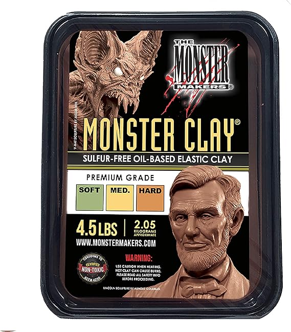 Monster Clay Premium Grade Modeling Clay (4.5lb)