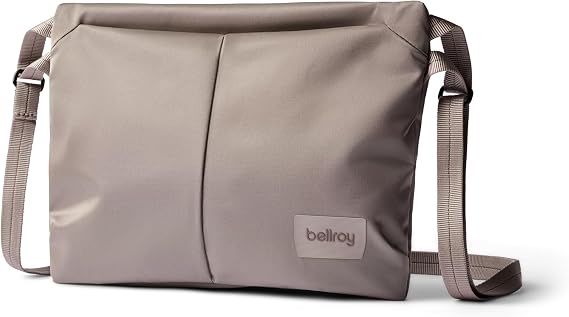 Bellroy Laneway Sacoche, Slim Crossbody Bag - Fawn
