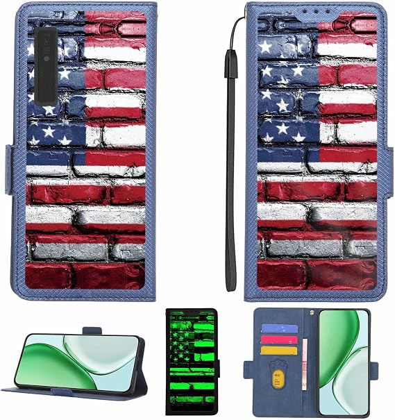 Case Compatible for Onyx Boox Palma 2 ePaper eReader Phone Case Flip Cover [with Tempered Glass Screen Protector][RFID Blocking][Luminous Effect] LPT-GQ