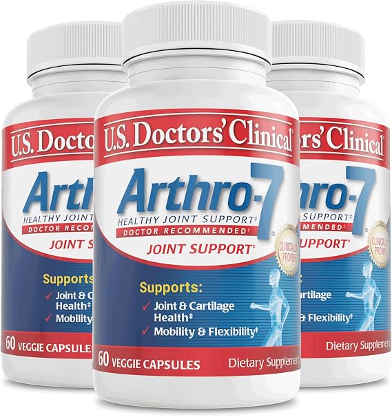 U.S. Doctors' Clinical Arthro-7 Joint Support Supplement - 180 Capsules