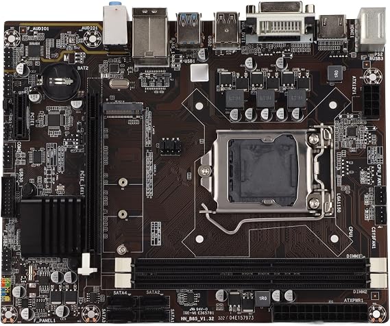 B85 Desktop Computer Motherboard B85 Custom PC Motherboard, USB3.0 SATA3 2 DDR3, M.2 Hard Disk, LGA 1150 Pin CPU Interface, Gigabit Ethernet, Support 4 and 5 Gen of Core CPU