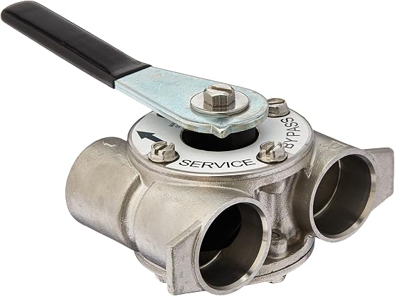 Bypass Valve for Fleck 5600, 2510, 9000 Valves - 3/4-inch