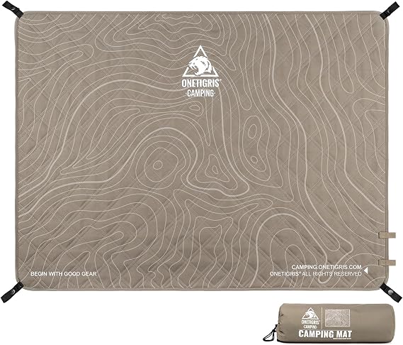 ONETIGRIS CAMPING Waterproof Picnic Blanket, Large Outdoor Camping Blanket, Sandproof Beach Mat, Portable Picnic Mat for Beach, Park & Camping