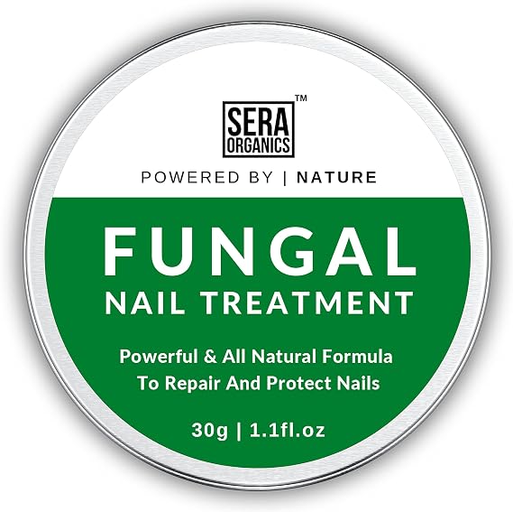 Fungal Nail Treatment Cream - Antifungal Ingredients Natural Strong Anti-Fungal For Toenail Fungus, Foot With Nourishing Oils Growth & Repair (30ml) By Sera Organics, Pack of 1