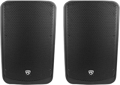 Rockville 2 Titan 15 15 2000w Powered DJ PA SpeakersBluetoothDSPWireless TWS