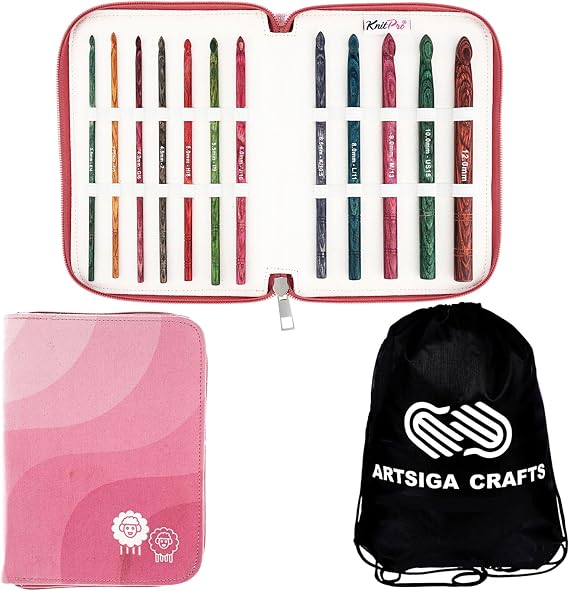 KnitPro Dreamz Grande 6-Inch Crochet Hook Set