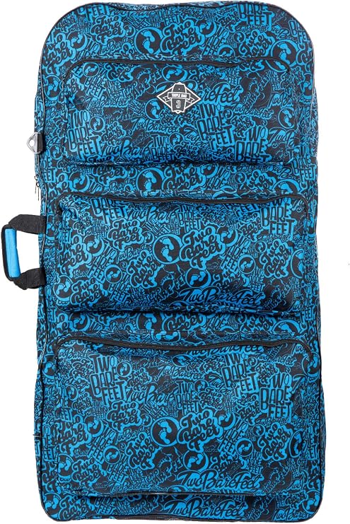 Two Bare Feet 44" Triple Bodyboard Carry Bag – Heavy Duty, Large Capacity for Three Boards – Padded Shoulder Straps, Sturdy Side Handle, Durable Zippers, Travel & Beach Ready
