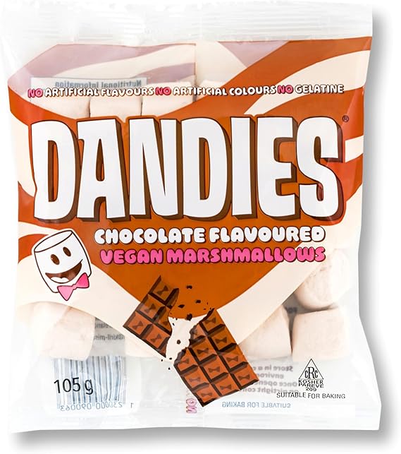 Dandies - Bite-Sized Vegan Marshmallows Chocolate Flavoured, 105g