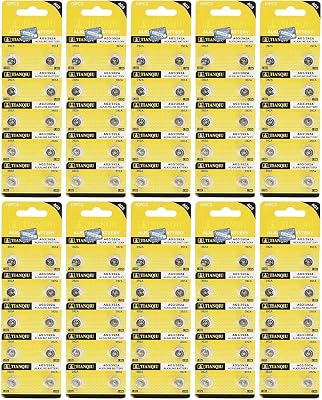 100 AG3 392 LR41 Alkaline Batteries SR41 Buttton Cell 10 pack of 10. 100 total