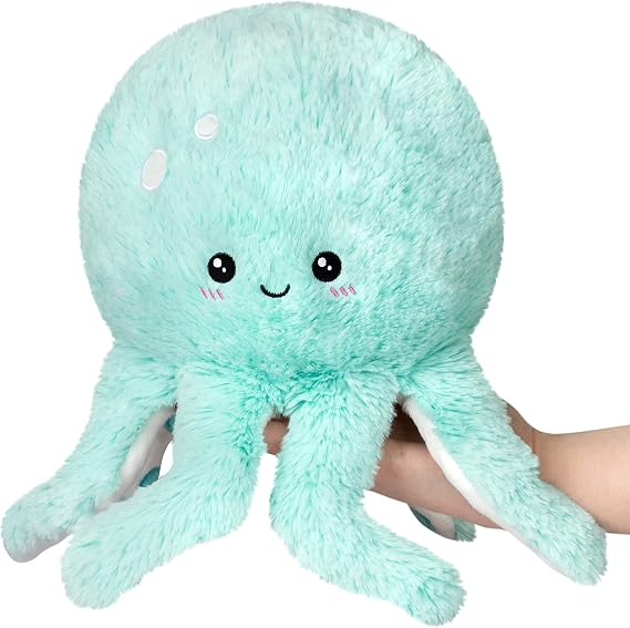 Squishable - Mini Mint Octopus - Aquatic Collection - 14 in - Soft Toy Collectible Stuffed Animal