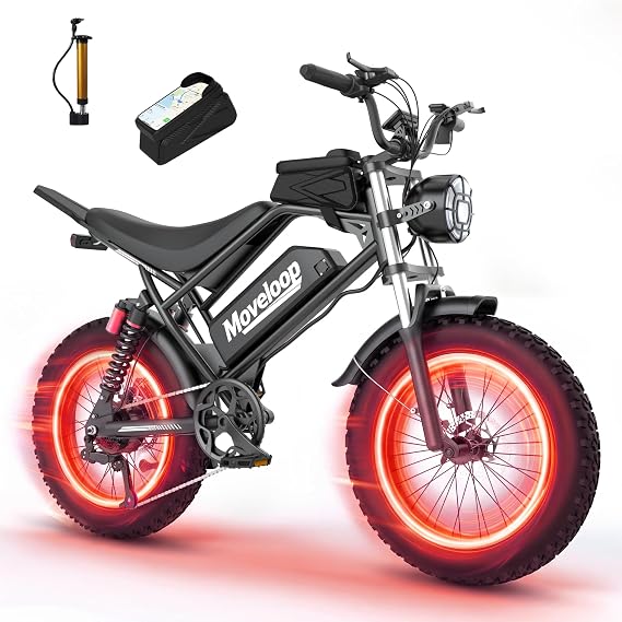 Adult Electric Bike, 48V 15.6/20AH Fat Tire Ebike, 80 Miles Range, UL 2849