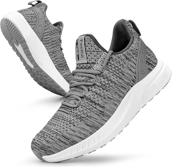 Feethit Damen Sneaker Leichtgewichts Atmungsaktiv Laufschuhe für Fitness Stretch-Meshdauerhafte DämpfungJoggingWalkingOutdoor-SportFreizeitLow-Top