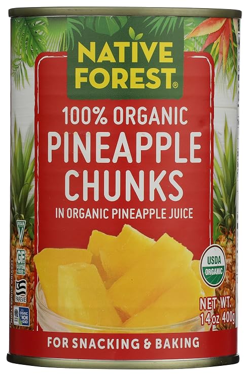Native Forest Pineapple Chunks In Pineapple Juice, 14 Oz