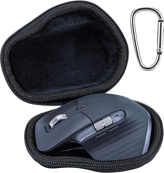 Lebakort Logitech MX Master 3S / MX Master 3 / MX Matser 2S Gelişmiş Fare (Grafit Kılıf) ile Uyumlu Sert Kılıf