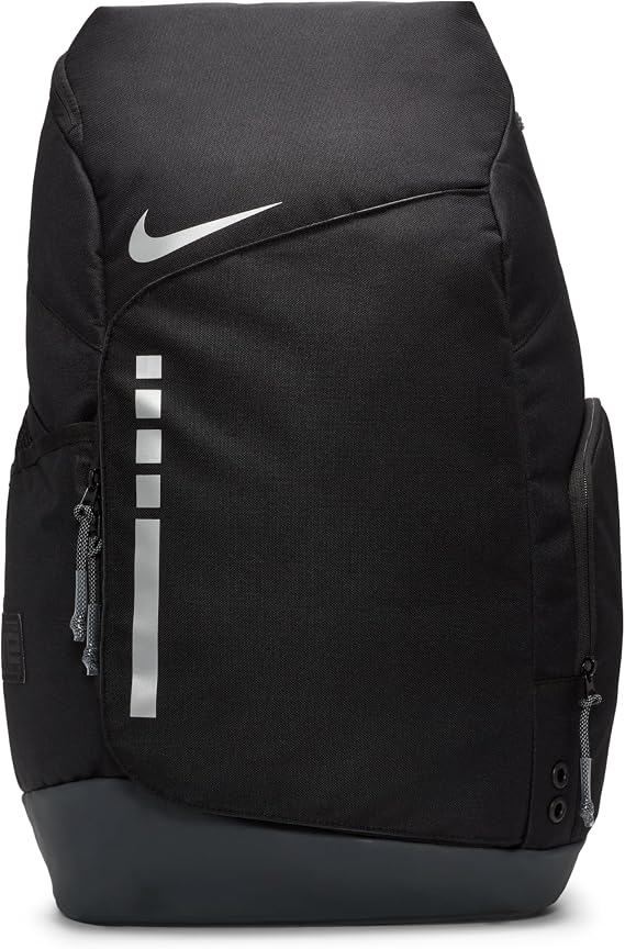 Nike Elite Pro Basketball Backpack BA6164 (Black/Metallic Silver, One Size 32L)
