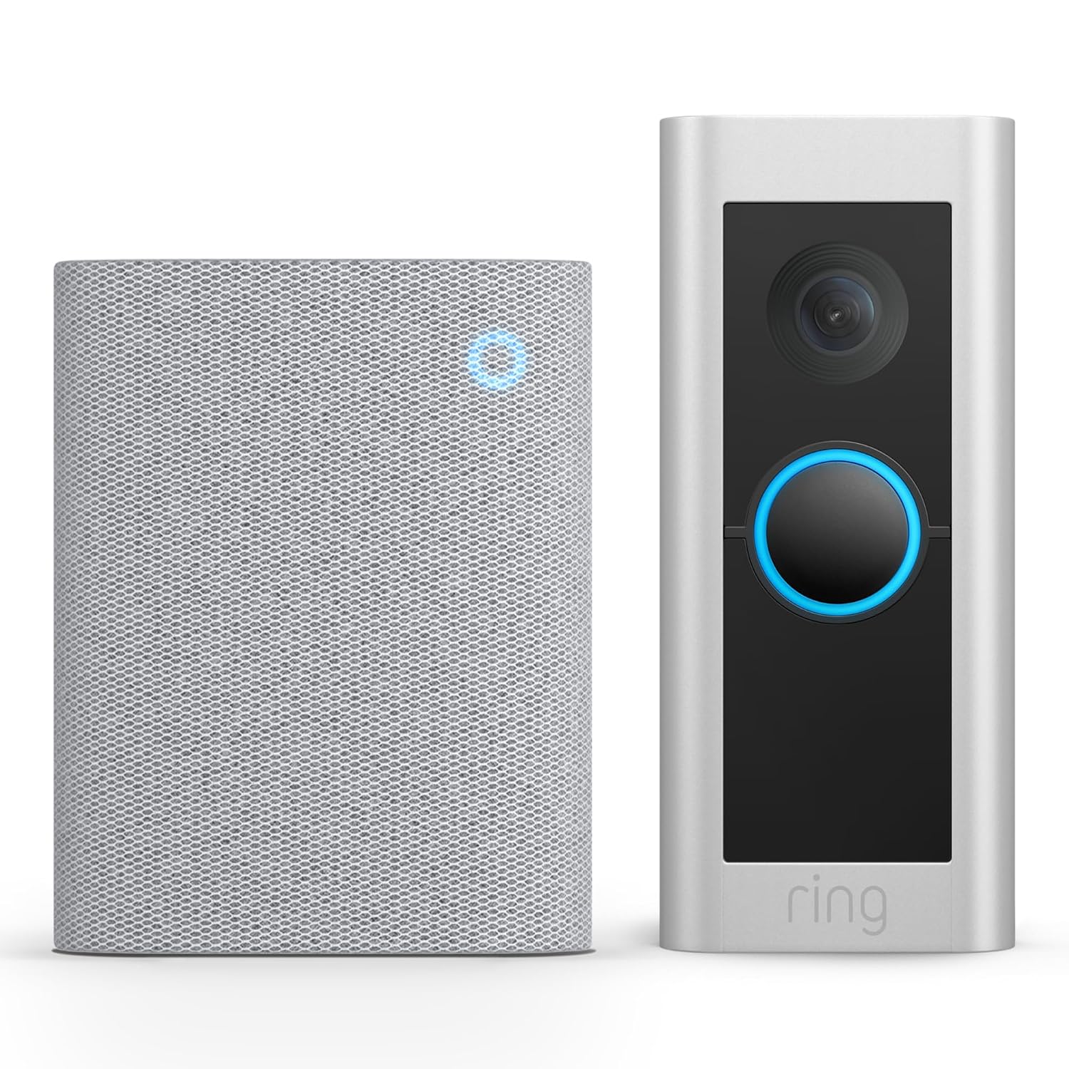 Ring Wired Video Doorbell Pro + Chime (3rd Gen) | Doorbell camera, 1536p HD Video, Head to Toe Video, 3D Motion Detection, Hardwired | 30-day free trial of Ring Home