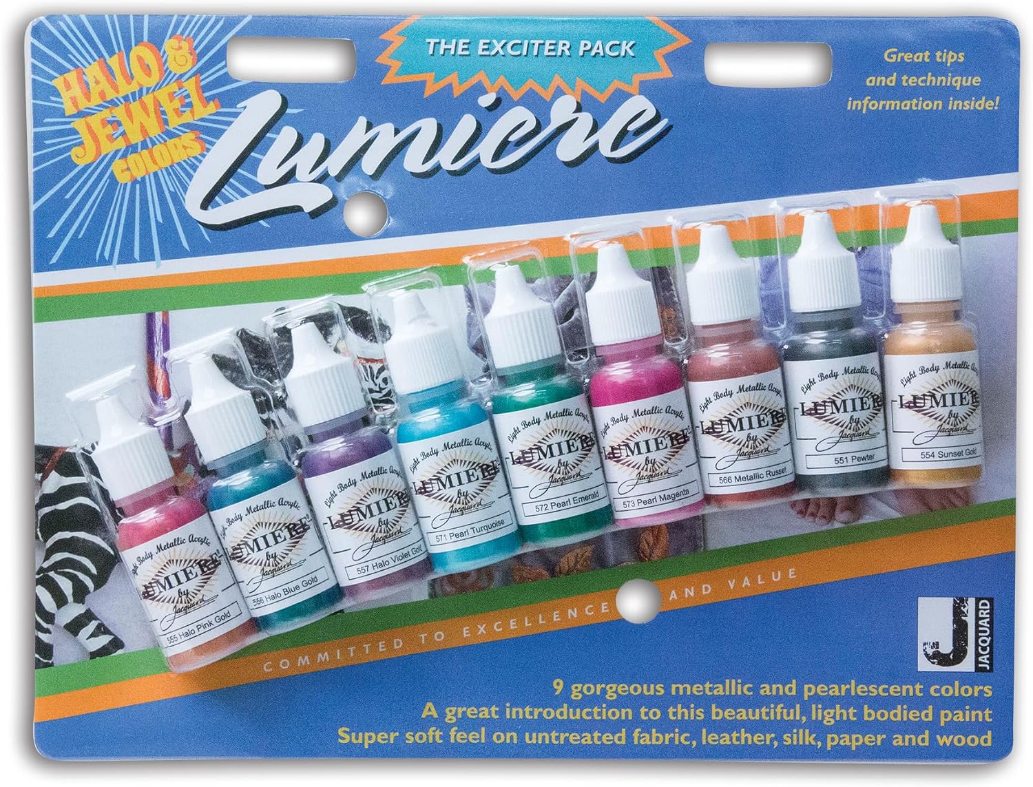 Jacquard Lumiere Exciter Pack 9 Jewel Colors