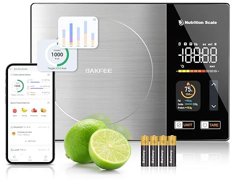 Smart Food Scale with Nutritional Calculator, 11lb Nutrition Scale
