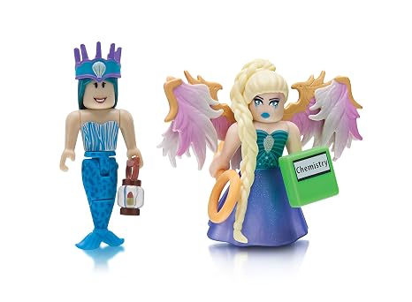 Roblox Celebrity Collection - Neverland Lagoon: Crown Collector + Royale High School: Enchantress Two Figure Pack [Includes 2 Exclusive Virtual Items]