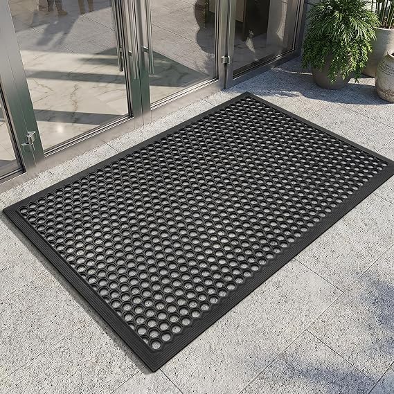 RESARE Rubber Mats Door Mat