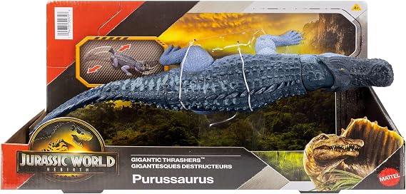 Mattel Jurassic World Rebirth Gigantic Purussaurus Figure