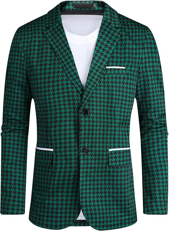 Cloudstyle Mens Casual 2 Buttons Slim Fit Jacket Lightweight Formal Blazer