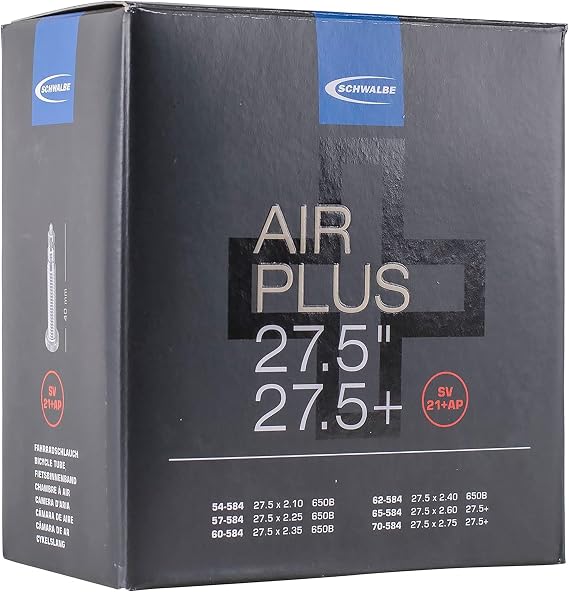 Schwalbe Unisex's Air Plus Extra Thick Bicycle Inner Tube