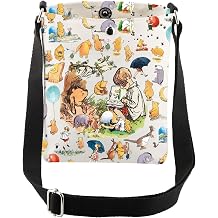AKTAP Pooh Bear & Friends Crossbody Bag Friendship Gifts Cartoon Movie Merchandise Gift for Best Friends Birthday Christmas