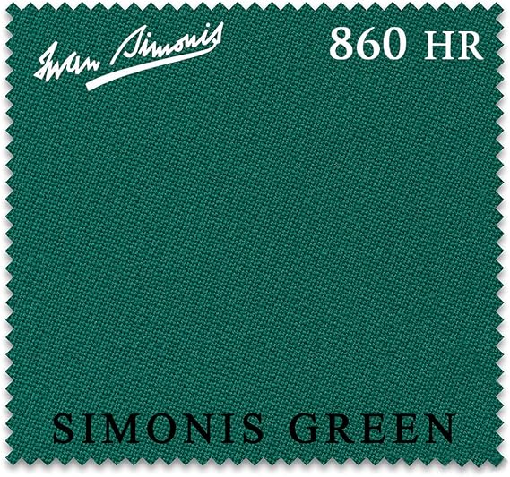 Iwan Simonis 860HR Pool Table Cloth (Simonis Green, 8 ft)