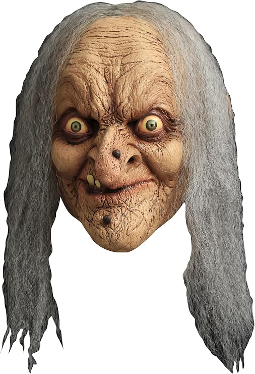 Ghoulish Productions Wanda Mask. Witch Wart Mask, Halloween Old Witch Mask, Witch Mask Halloween. Witches Line. One Size Latex Mask