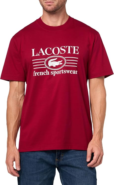 Lacoste Classic Fit Cotton Print T-Shirt